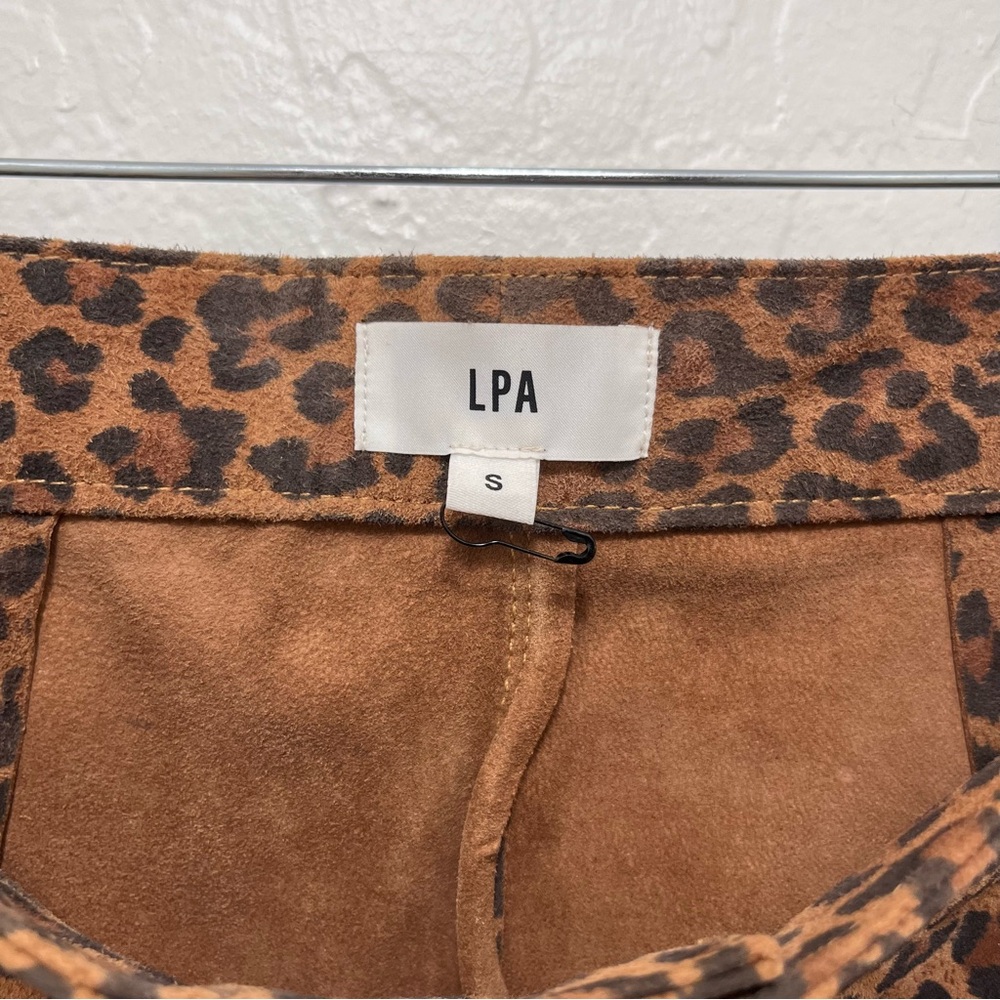 LPA Leopard Print Skinny Pants in Brown and Black - Picture 8 of 10